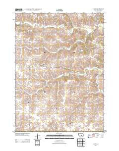Laurel Iowa Historical topographic map, 1:24000 scale, 7.5 X 7.5 Minute, Year 2013