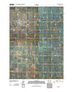 Laurens Iowa Historical topographic map, 1:24000 scale, 7.5 X 7.5 Minute, Year 2010