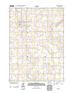 Laurens Iowa Historical topographic map, 1:24000 scale, 7.5 X 7.5 Minute, Year 2013