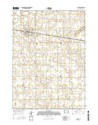 Laurens Iowa Current topographic map, 1:24000 scale, 7.5 X 7.5 Minute, Year 2015