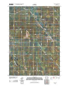 Lawler Iowa Historical topographic map, 1:24000 scale, 7.5 X 7.5 Minute, Year 2010