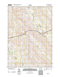 Lawler Iowa Historical topographic map, 1:24000 scale, 7.5 X 7.5 Minute, Year 2013