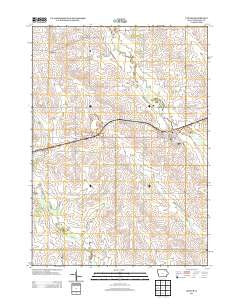 Lawler Iowa Historical topographic map, 1:24000 scale, 7.5 X 7.5 Minute, Year 2013