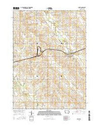 Lawler Iowa Current topographic map, 1:24000 scale, 7.5 X 7.5 Minute, Year 2015