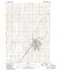 Le Mars Iowa Historical topographic map, 1:24000 scale, 7.5 X 7.5 Minute, Year 1985