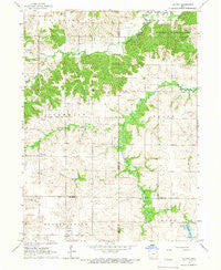 Le Roy Iowa Historical topographic map, 1:24000 scale, 7.5 X 7.5 Minute, Year 1965