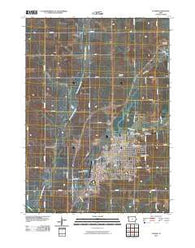 Le Mars Iowa Historical topographic map, 1:24000 scale, 7.5 X 7.5 Minute, Year 2010