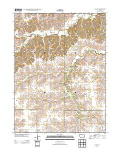 Le Roy Iowa Historical topographic map, 1:24000 scale, 7.5 X 7.5 Minute, Year 2013