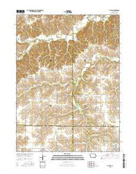 Le Roy Iowa Current topographic map, 1:24000 scale, 7.5 X 7.5 Minute, Year 2015