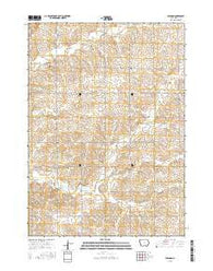 Lebanon Iowa Current topographic map, 1:24000 scale, 7.5 X 7.5 Minute, Year 2015