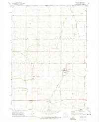 Ledyard Iowa Historical topographic map, 1:24000 scale, 7.5 X 7.5 Minute, Year 1972