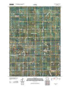 Ledyard Iowa Historical topographic map, 1:24000 scale, 7.5 X 7.5 Minute, Year 2010