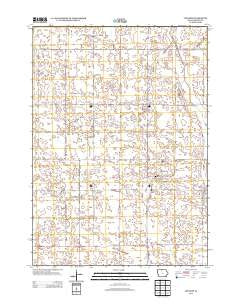 Ledyard Iowa Historical topographic map, 1:24000 scale, 7.5 X 7.5 Minute, Year 2013