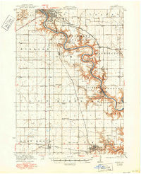 Lehigh Iowa Historical topographic map, 1:62500 scale, 15 X 15 Minute, Year 1923