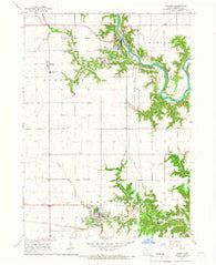 Lehigh Iowa Historical topographic map, 1:24000 scale, 7.5 X 7.5 Minute, Year 1965