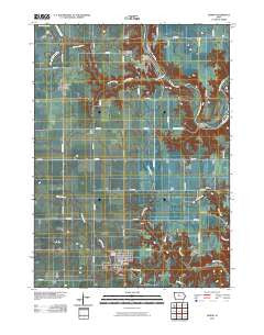 Lehigh Iowa Historical topographic map, 1:24000 scale, 7.5 X 7.5 Minute, Year 2010