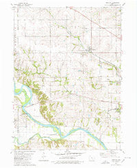 Leighton Iowa Historical topographic map, 1:24000 scale, 7.5 X 7.5 Minute, Year 1980