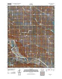 Leighton Iowa Historical topographic map, 1:24000 scale, 7.5 X 7.5 Minute, Year 2010
