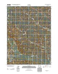 Leighton Iowa Historical topographic map, 1:24000 scale, 7.5 X 7.5 Minute, Year 2013