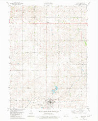 Lenox Iowa Historical topographic map, 1:24000 scale, 7.5 X 7.5 Minute, Year 1980