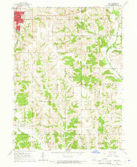 Leon Iowa Historical topographic map, 1:24000 scale, 7.5 X 7.5 Minute, Year 1964