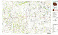 Leon Iowa Historical topographic map, 1:100000 scale, 30 X 60 Minute, Year 1981