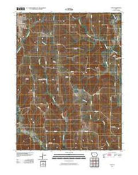 Leon Iowa Historical topographic map, 1:24000 scale, 7.5 X 7.5 Minute, Year 2010
