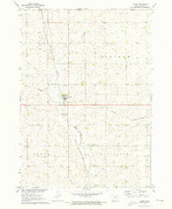 Lester Iowa Historical topographic map, 1:24000 scale, 7.5 X 7.5 Minute, Year 1971