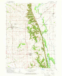 Letts Iowa Historical topographic map, 1:24000 scale, 7.5 X 7.5 Minute, Year 1965