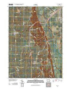 Letts Iowa Historical topographic map, 1:24000 scale, 7.5 X 7.5 Minute, Year 2010