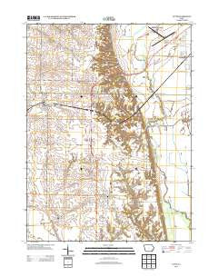 Letts Iowa Historical topographic map, 1:24000 scale, 7.5 X 7.5 Minute, Year 2013