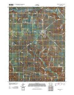 Libertyville Iowa Historical topographic map, 1:24000 scale, 7.5 X 7.5 Minute, Year 2010