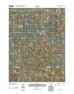 Libertyville Iowa Historical topographic map, 1:24000 scale, 7.5 X 7.5 Minute, Year 2013