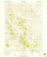 Lime City Iowa Historical topographic map, 1:24000 scale, 7.5 X 7.5 Minute, Year 1953