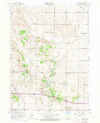 Lime City Iowa Historical topographic map, 1:24000 scale, 7.5 X 7.5 Minute, Year 1953