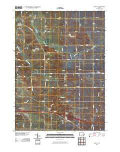 Lime City Iowa Historical topographic map, 1:24000 scale, 7.5 X 7.5 Minute, Year 2010