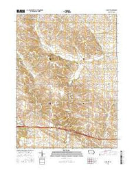 Lime City Iowa Current topographic map, 1:24000 scale, 7.5 X 7.5 Minute, Year 2015