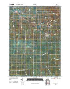 Lime Springs Iowa Historical topographic map, 1:24000 scale, 7.5 X 7.5 Minute, Year 2010