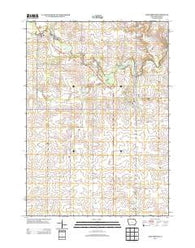 Lime Springs Iowa Historical topographic map, 1:24000 scale, 7.5 X 7.5 Minute, Year 2013