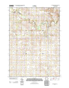 Lime Springs Iowa Historical topographic map, 1:24000 scale, 7.5 X 7.5 Minute, Year 2013