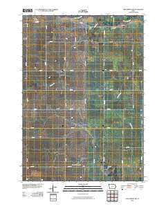 Lime Springs NW Iowa Historical topographic map, 1:24000 scale, 7.5 X 7.5 Minute, Year 2010