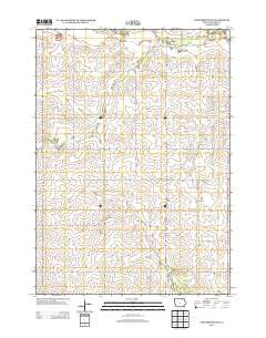 Lime Springs NW Iowa Historical topographic map, 1:24000 scale, 7.5 X 7.5 Minute, Year 2013