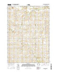 Lime Springs NW Iowa Current topographic map, 1:24000 scale, 7.5 X 7.5 Minute, Year 2015