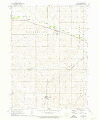 Lincoln Iowa Historical topographic map, 1:24000 scale, 7.5 X 7.5 Minute, Year 1971