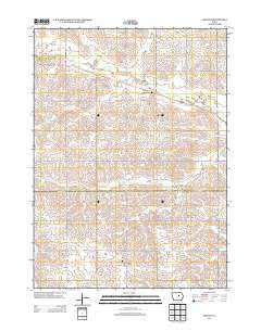 Lincoln Iowa Historical topographic map, 1:24000 scale, 7.5 X 7.5 Minute, Year 2013