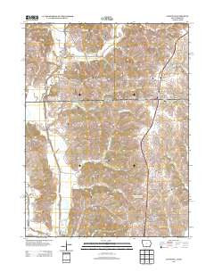 Lineville Iowa Historical topographic map, 1:24000 scale, 7.5 X 7.5 Minute, Year 2013