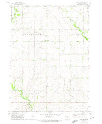 Little Cedar Iowa Historical topographic map, 1:24000 scale, 7.5 X 7.5 Minute, Year 1972