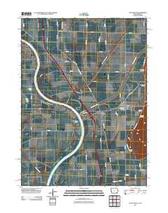 Little Sioux Iowa Historical topographic map, 1:24000 scale, 7.5 X 7.5 Minute, Year 2011