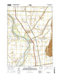 Little Sioux Iowa Current topographic map, 1:24000 scale, 7.5 X 7.5 Minute, Year 2015