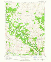 Littleport Iowa Historical topographic map, 1:24000 scale, 7.5 X 7.5 Minute, Year 1964
